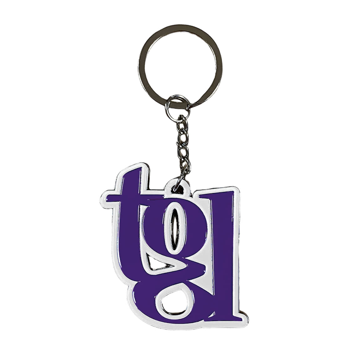 Big TGL Metal Keychain (Purple)